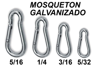 MOSQUETÓN GALVANIZADO